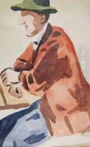 Contadino Seduto by Josef Telfner