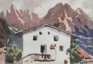 Paesaggio Delle Dolomiti by Josef Telfner