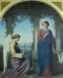 The Annunciation by Eugene-Emmanuel Amaury-Duval