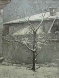 Iarna In Gradina by Nicolae Tempeanu