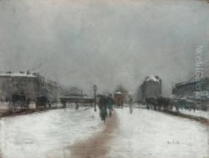 Une Rue Enneigee