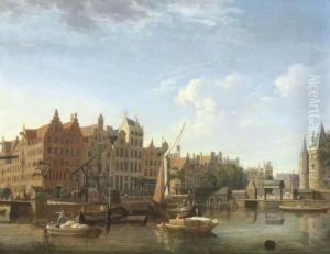 The Gelderse Kade And The Waag, Amsterdam