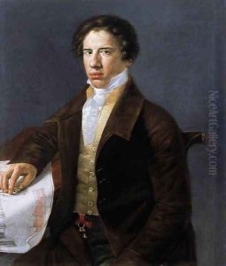 Portrait of an Architect 1825 by Leonardo Alenza Y Nieto