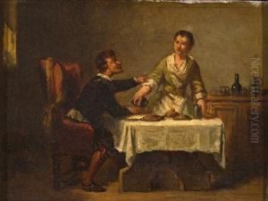 Interior De Posada by Herman Frederik Carel ten Kate
