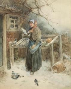 Feeding The Birds by Jan Mari Henri Ten Kate