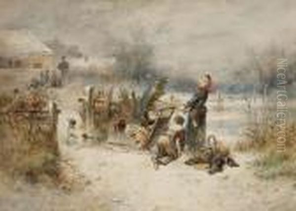 The Snowball Fight - view 1