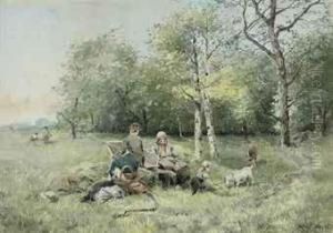 The Harvester's Picnic by Johan Mari Ten Kate