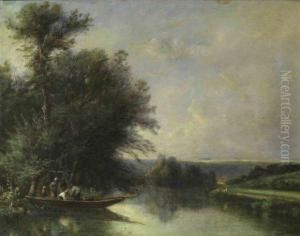 Promenade En Barque. by Rene Tener