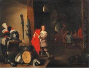 Jeune Page Dans Une Taverne by Abraham Teniers