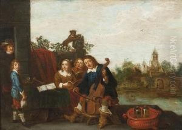 Musizierendefamilie - view 1