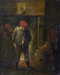 Figures In An Interior by David The Younger Teniers