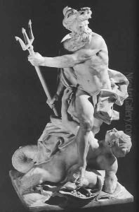 Neptune Calming the Waves by Lambert-Sigisbert Adam