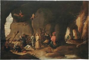 The Temptation Of Saint Anthony by David The Younger Teniers