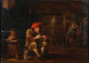 Interno Di Osteria Con Fumatore Di Pipa by David Teniers Iv