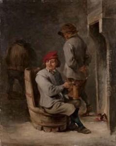 Interno Di Osteria by David Teniers Iv