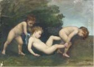 Cupid With Two Cherubs by Dorothy, nee Tennant Stanley