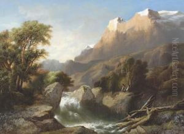 Wildbach Im Berner Oberland. - view 1