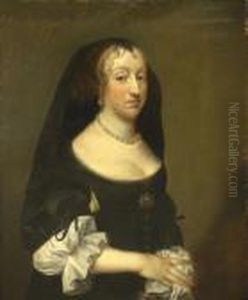 Portrait Of A Lady by Gerard Terborch