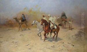 The Caravan in the Desert (Die karawane in der Wueste) by Thaddaus von Ajdukiewicz
