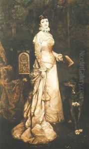 Portrait of Helena Modrzejewska by Thaddaus von Ajdukiewicz