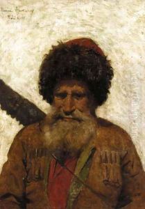 Portrait of a Caucasian Man by Thaddaus von Ajdukiewicz