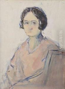 Portrait De Femme by Wlodzimierz Terlikowski