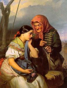 Consolation 1852 by Gyorgyi Alajos Giergl
