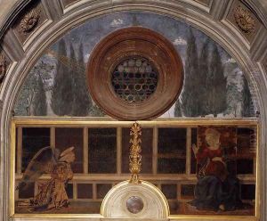 Annunciation 1466-67 by Baldovinetti Alessio