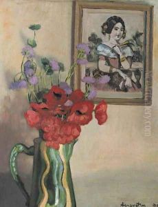 Vase de Fleurs by Louis Anquetin
