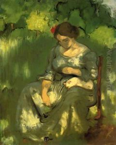 Woman with a Cat by Louis Anquetin