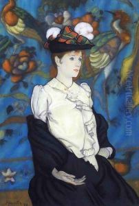 Woman with Hat by Louis Anquetin