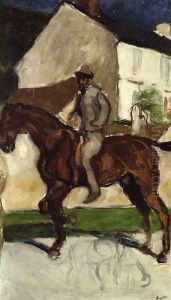 Equestrian Self Portrait by Louis Anquetin
