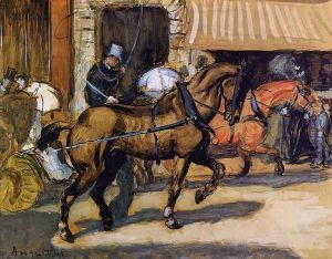 In the Street by Louis Anquetin