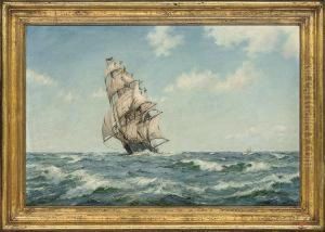 The James Baines In Full Sail by John Coleman Terry