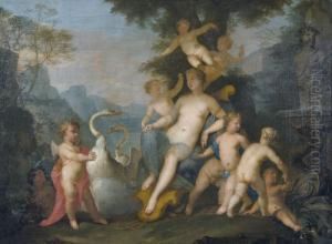 Venus Mit Schwanen Und Amoretten