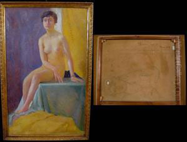 Donna Nuda Seduta - view 1