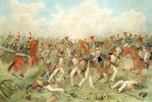 The Battle of Vittoria, June 2 st 1813 by John Augustus Atkinson