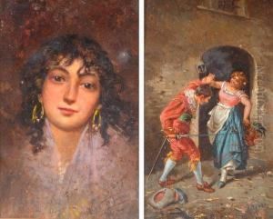 Ritratto Di Contadinella by Luigi Terzi