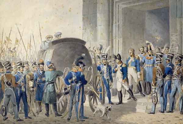 Departure of Napoleon - view 1
