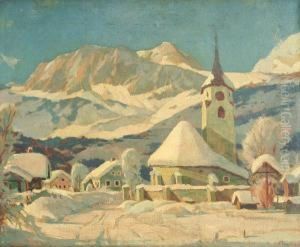 Village In The Snow