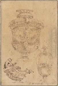 Skizzenblatt Mit Schmuckgefasen by Mauro Antonio Tesi