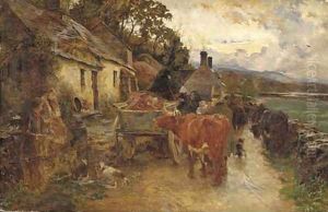 On a Highland road by Charles James Adams