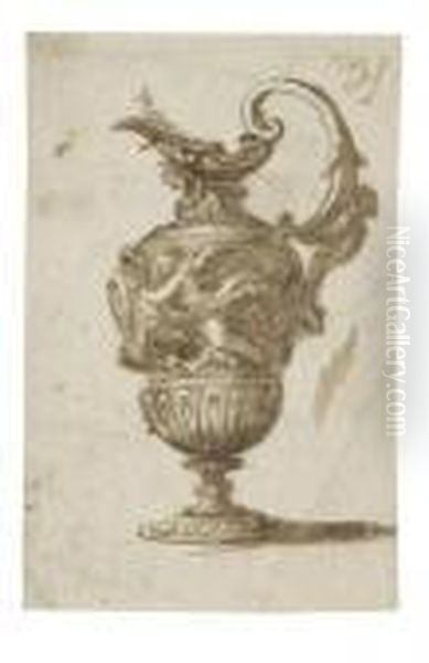 Design For A Decorated Ewer - view 1
