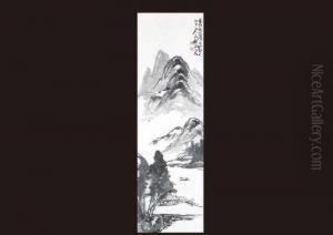 Landscape by Tomioka Hyakuren Tessai