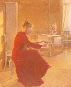 Interior, Villa Akleja by Johan Axel Gustav Acke