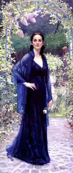 Jennifer In Garden - view 1