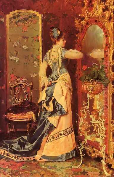 Woman Before A Mirror - view 1