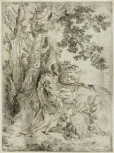 Saint Hieronymus by Pietro Testa