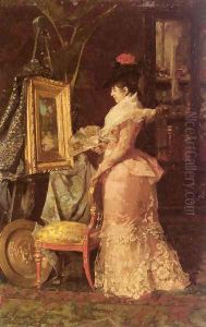 Admirando El Cuadro (Admiring The Painting) by Luis Alvarez Catala