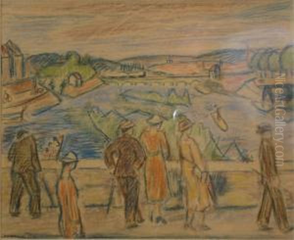 Personnages Sur Le Pont - view 1